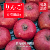 りんご 【箭内厳雄果樹園】 リンゴ 家庭用 5kg 福島県須賀川市《11/下旬～12/上旬より出荷》