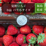 いちご 夏いちご  業務用 雷峰 すずあかね バラ小  1120g (280g×4P)×1箱 訳あり B品  小さめ 福島県 飯館 ケーキ お菓子作り イチゴ 苺 夏