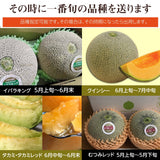 メロン 【方波見農園】 むつみレッド イバラキング クインシー タカミ タカミレッド どれか1種 5kg 3～6玉 糖度16度以上 贈答用 母の日 父の日 茨城県鉾田市 《5/上旬～5/中旬より出荷》