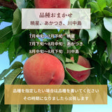 桃 【伊達農園】 品種お任せ 暁星 あかつき 川中島 2kg 5～8個 もも 福島県 伊達市 《7/中旬～7/下旬より出荷》