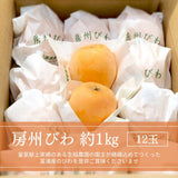 びわ 【生稲農園】 房州びわ 約1kg 12個 3L 枇杷 皇室献上の実績 父の日 千葉県南房総市《5/中旬～5/下旬より出荷》