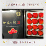 いちご 【モスト絆ファーム】 農薬不使用 特選 伊達の極み苺 400g 福島県伊達市 《2/上旬～4/下旬までに出荷》