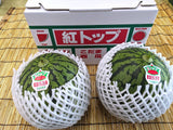 スイカ 小玉スイカ 【KSK出荷組合】 紅トップ べにくろ 2L 好きな2個 4～5kg 食べ比べ 贈答用 茨城県筑西市 すいか 小玉 母の日 《5/6～5/中旬より出荷》