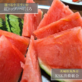 スイカ 小玉スイカ 【KSK出荷組合】 紅トップ べにくろ 2L 好きな2個 4～5kg 食べ比べ 贈答用 茨城県筑西市 すいか 小玉 母の日 《5/6～5/中旬より出荷》