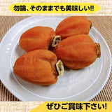 干し柿 【種まきうさぎ】 五十沢 あんぽ柿 600g 小サイズ12個前後 ご家庭用 福島県伊達《12/15頃～12/下旬より出荷》