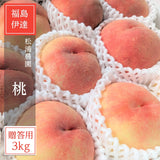桃 【伊達 松浦農園】 硬い もも 3kg 8~12個 福島県 伊達市  《8/1~8/13の出荷》