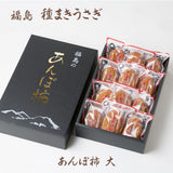 干し柿 【種まきうさぎ】 五十沢 あんぽ柿 約900g  12個 化粧箱 福島県伊達 干柿《12/下旬より出荷》