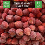 いちご 《 業務用 》 冷凍いちご 大きさ色々 14kg 栃木県産 イチゴ 苺 いちご 完熟  国産