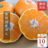みかん 【みかん屋かみん】10kg サイズ不揃い 家庭用 静岡県浜松市 《11/上旬～中旬より出荷》