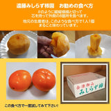 柿 【遠藤みしらず柿園】 みしらず柿 （ 身不知柿 ） 10kg 4L 28~29個 福島県会津 《11/中～11/下旬より出荷》