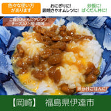 納豆 【岡崎】納豆麹漬け 160g以上×5種類の味 チューブ 福島県産