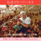 平飼い卵 【こころんファーム養鶏場】 卵 たまご ここたま 40個 朝取 M L LL サイズ混合 2.8kg JGAP 自家配合飼料 地下水 福島県 平飼